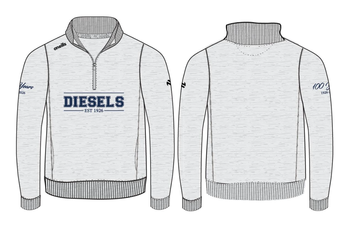1/4 Zip Jumper - GREY